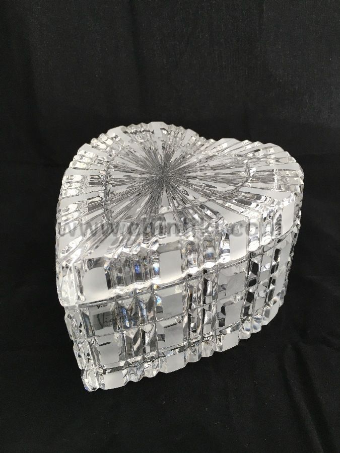 Кристална бижутерка Сърце 12.7 x 11.5 см, Zawiercie Crystal