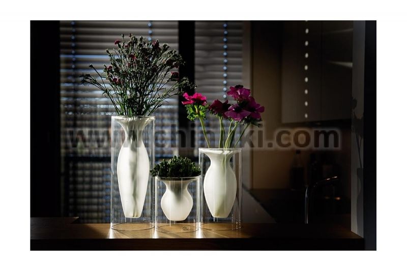 Дизайнерска ръчно сглобена ваза за цветя ESMERALDA 24 см, Philippi Германия