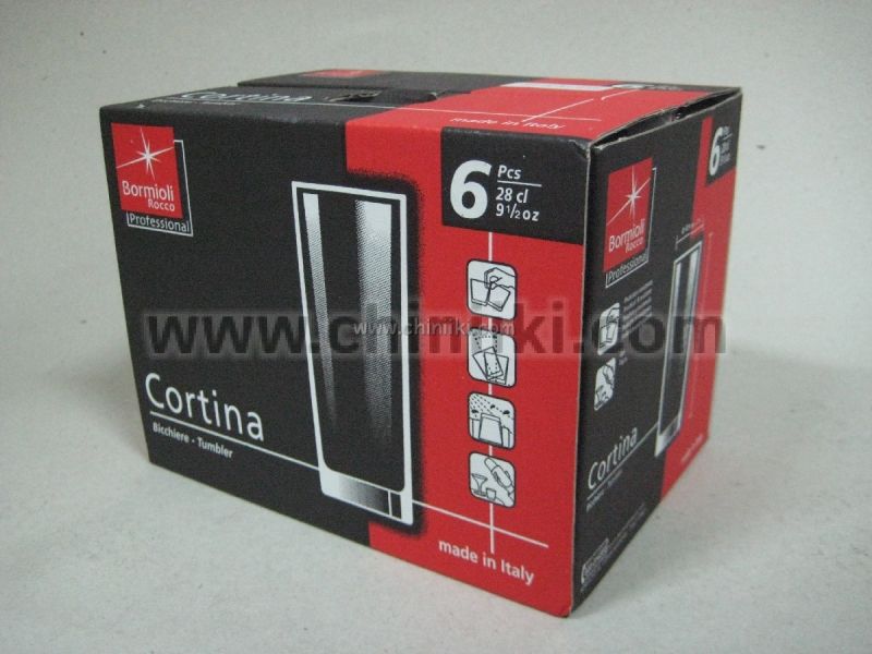 Cortina чаша за вода / безалкохолно 215 мл - 6 броя, Bormioli Rocco