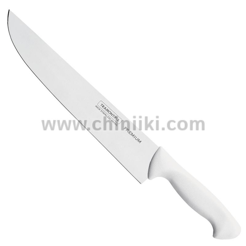 PREMIUM нож за месо 25 см, бяла дръжка, Tramontina Бразилия
