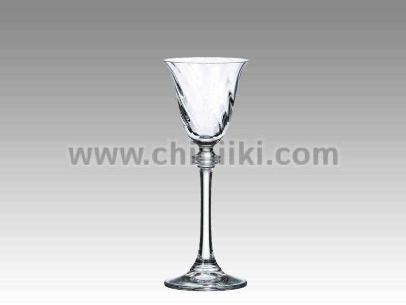 Александра Оптик чаши за ракия на столче 60 мл - 6 броя, Bohemia Crystalite