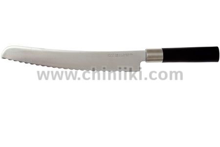 Нож за хляб 23 см, Wasabi 6723B, KAI Япония