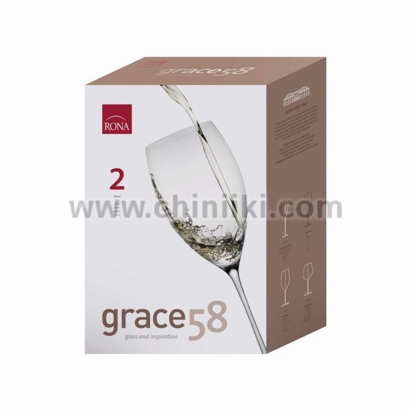 Grace чаши за червено вино 580 мл - 2 броя, Rona Словакия