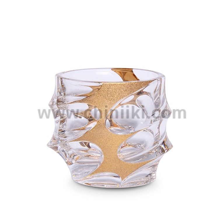 Calypso GOLD ICE кристални чаши за уиски 300 мл - 6 броя, Bohemia Crystal