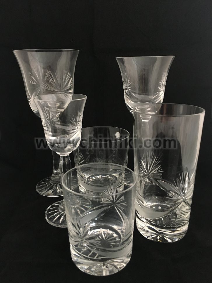 Олимпия кристални чаши за ракия 60 мл 6 броя, Zawiercie Crystal Полша