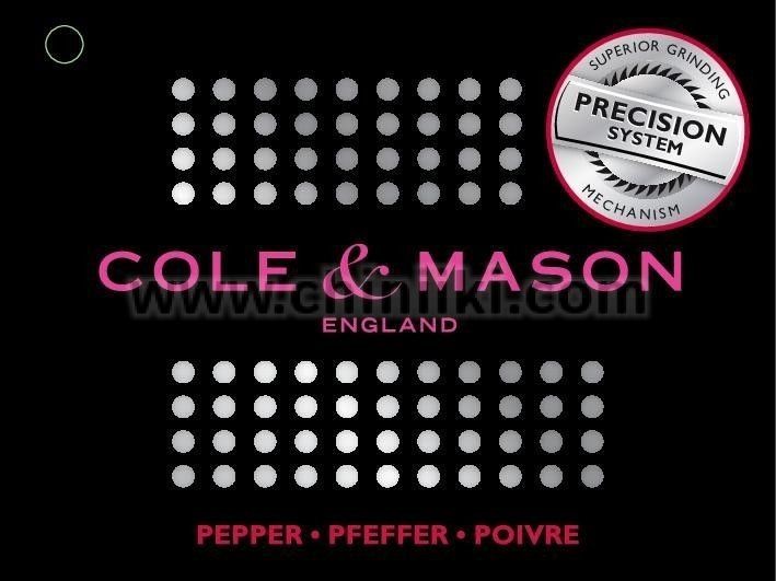 Мелничка за черен пипер + солница 16.5 см Everyday, Cole & Mason Англия