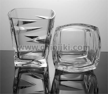 Zig Zag кристални чаши за уиски 6 броя, Bohemia Crystal