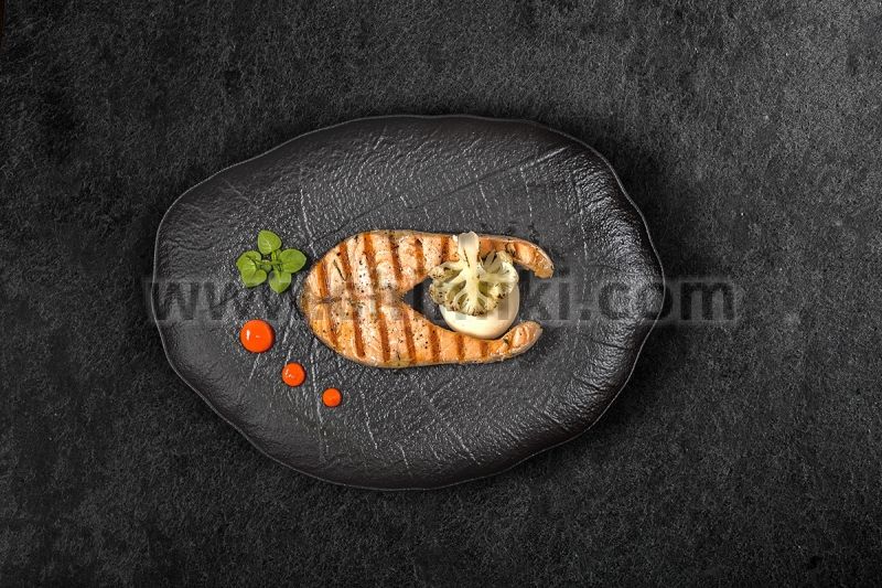 Shade керамична правоъгълна чиния 15 x 8 см - 6 броя, Bonna Турция