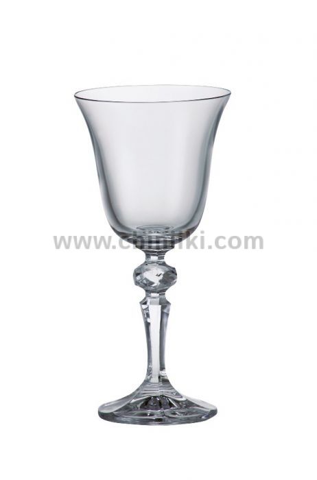 Лаура чаши за бяло вино 130 мл - 6 броя, Bohemia Crystalite