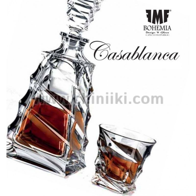Casablanca комплект за уиски 7 елемента, Bohemia Crystalite