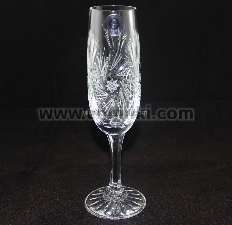 Моника кристални чаши за шампанско 170 мл - 6 броя, Zawiercie Crystal Полша