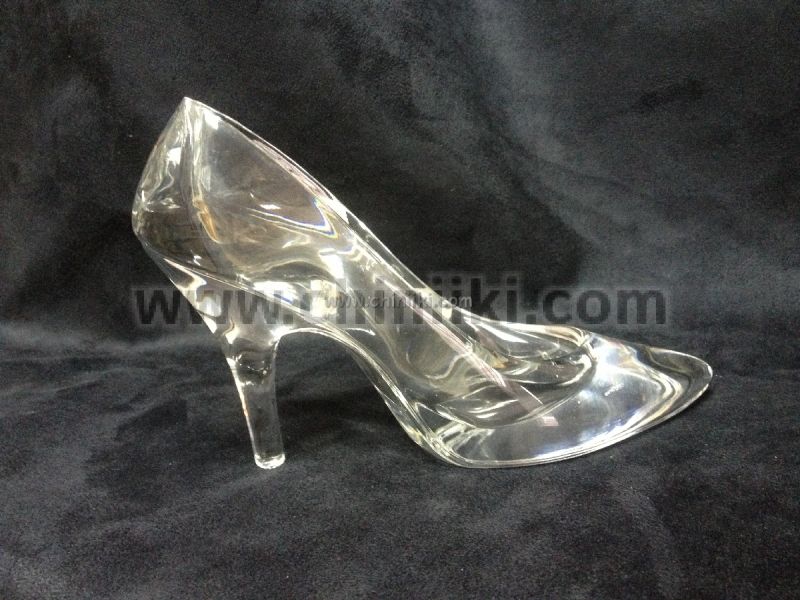 Дамска кристална стъклена обувка, Bohemia Crystal