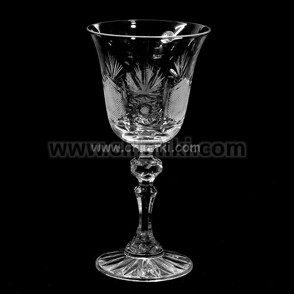 Зорница Лукс кристални чаши за бяло вино 130 мл, Zawiercie Crystal