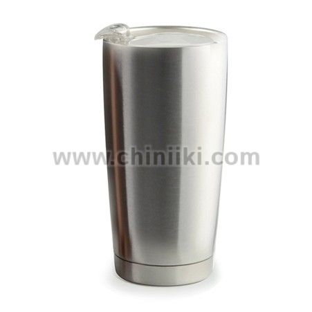 Двустенна термо чаша с вакуумна изолация 600 мл, сребърен цвят GLADIATOR, ASOBU Канада