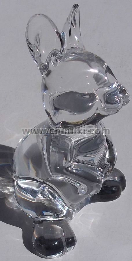 Декоративно зайче от кристално стъкло, Bohemia Crystal