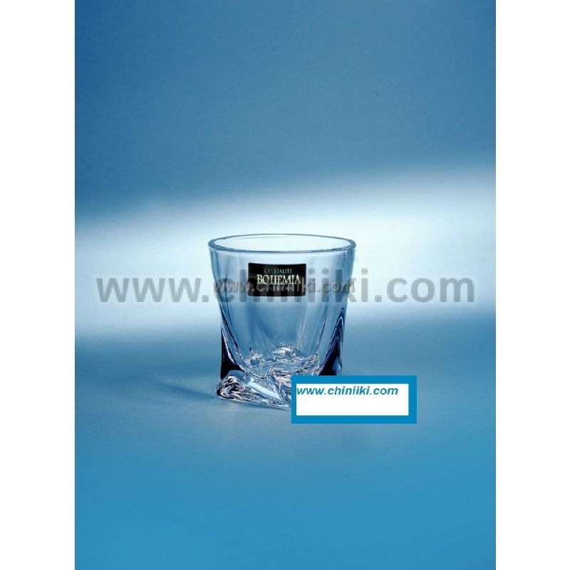 Куадро комплект за шот/ракия 55 мл - 6 чаши, Bohemia Crystalite