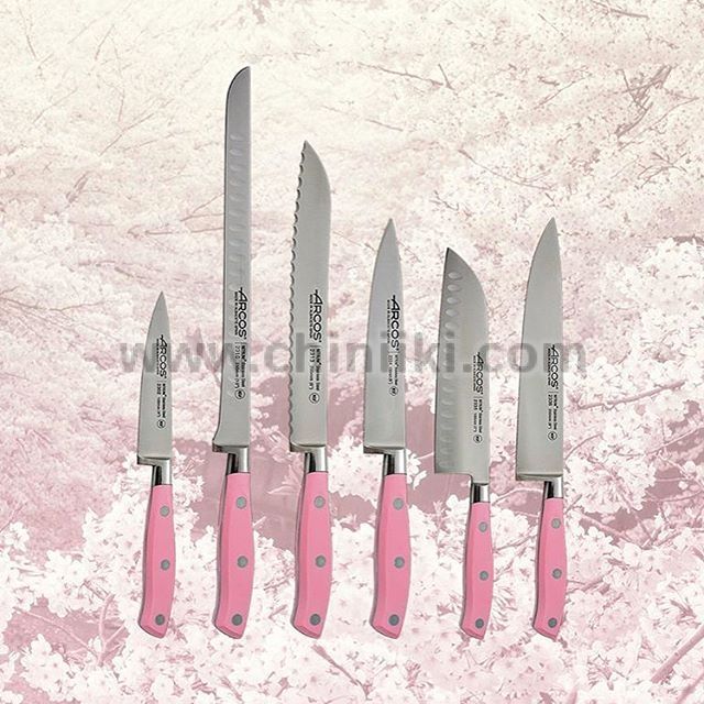 Нож на готвача 15 см Riviera, розова дръжка, ARCOS Испания