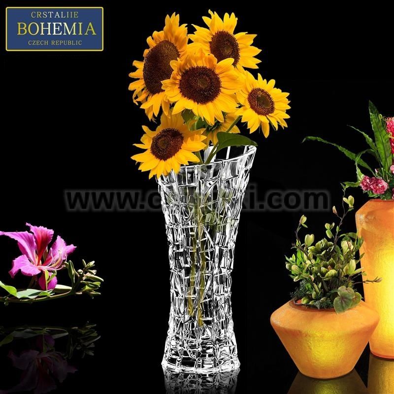 Патриот кристална ваза за цветя 33 см, Bohemia Crystal