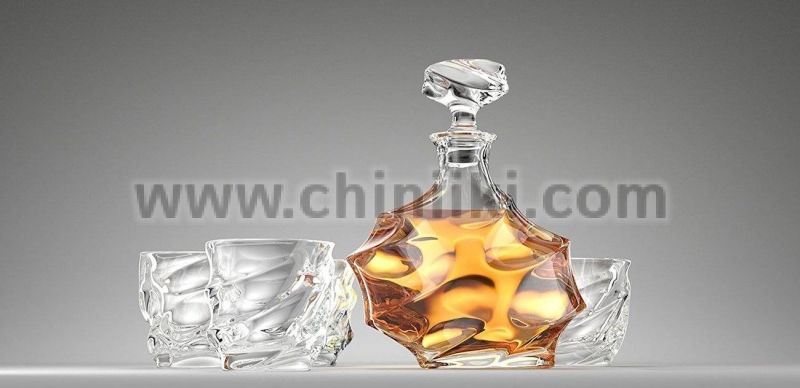 Calypso кристален комплект за уиски 7 елемента, Bohemia Crystal
