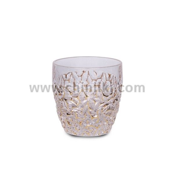 Nicolette Gold Marble кристални чаши за уиски 350 мл, 6 броя, Bohemia Crystal