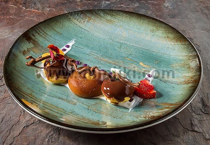 Порцеланова чиния за десерт 21 см MADERA, Bonna Турция