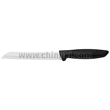 PLENUS нож за хляб 18 см, черна дръжка, Tramontina Бразилия