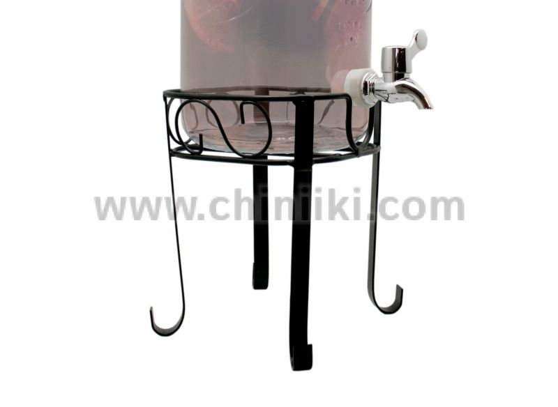 Метална стойка за стъклен буркан от 4 литра, Vin Bouquet Испания