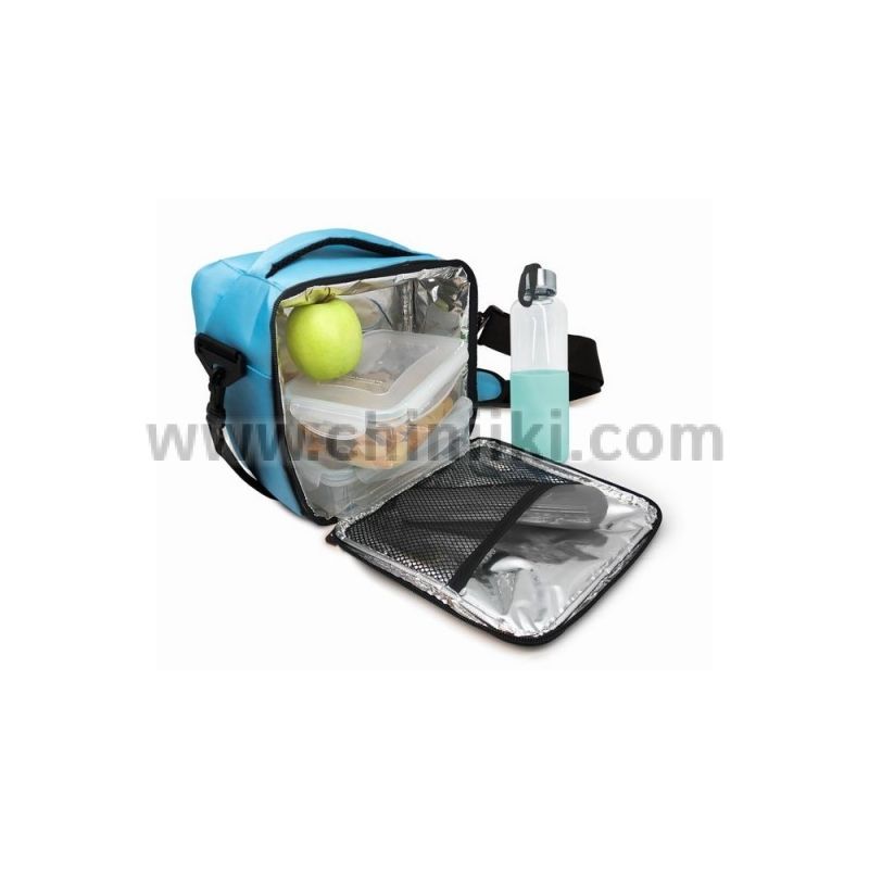 Термо чанта за храна с 2 джоба, син цвят, VIN BOUQUET Испания