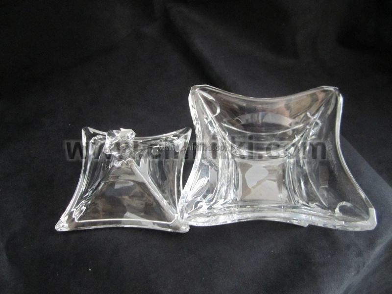 X Lady кристална захарница с капак 13 x 13 см, Bohemia Crystal