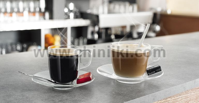 Voluto чаши за еспресо кафе 90 мл, 6 броя, Arcoroc Франция