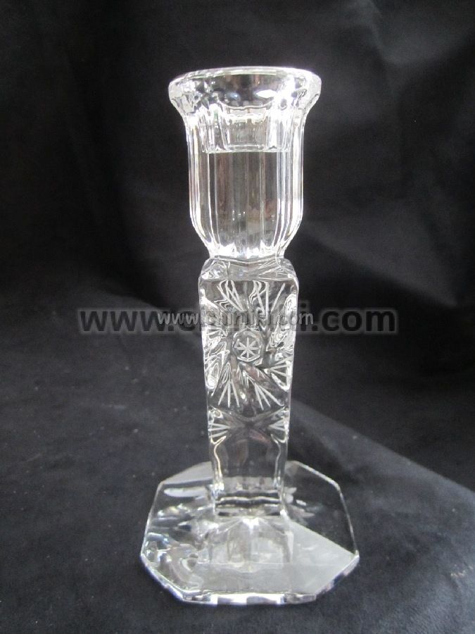 Моника кристален свещник 15 см, Violetta Crystal