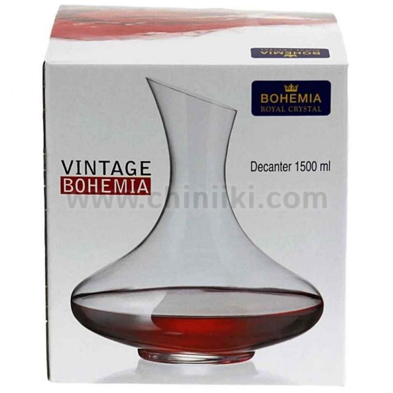 Декантер за вино 1.5 литра VINTAGE, Bohemia Royal Crystal