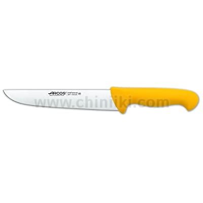 Нож месарски 21 см, жълта дръжка, Arcos Испания
