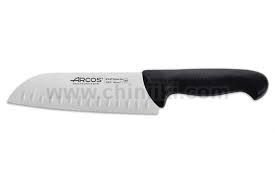 Нож Сантоку 18 см, черна дръжка, Arcos Испания