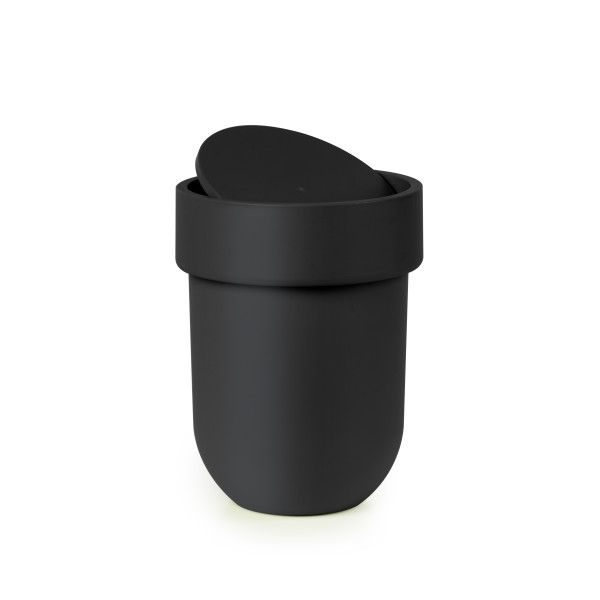UMBRA Кош за баня TOUCH  - 6 литра - цвят черен