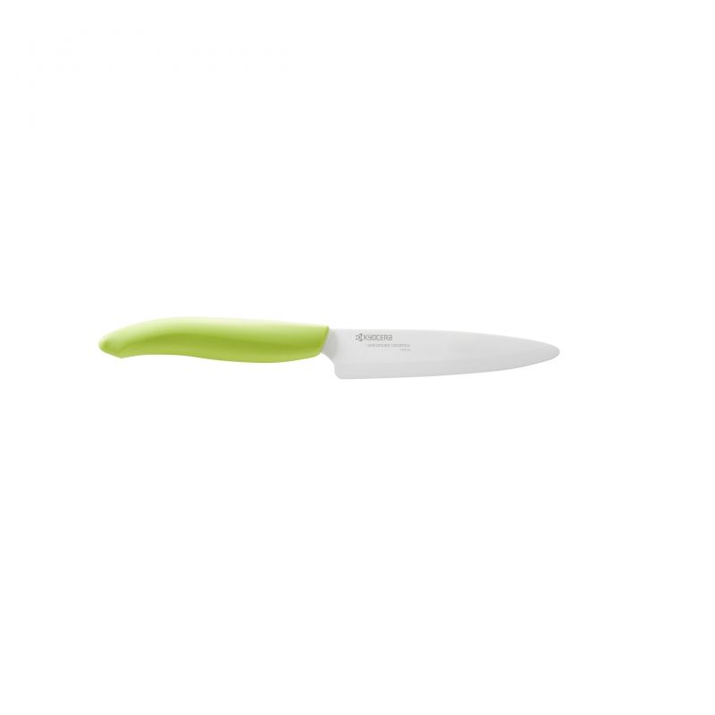 KYOCERA Комплект керамичен нож с белачка - цвят зелен