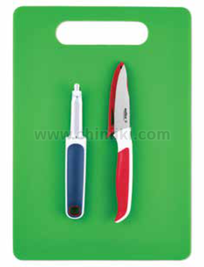 Комплект дъска за рязане с белачка и нож за белене, ZYLISS Швейцария