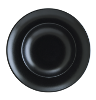 Порцеланова черна чиния GOURMET 27 см NOTTE, Bonna Турция