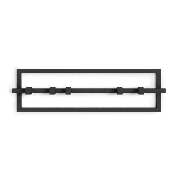 Закачалка за стена за 5 броя закачалки CUBIKO, черен цвят, UMBRA Канада