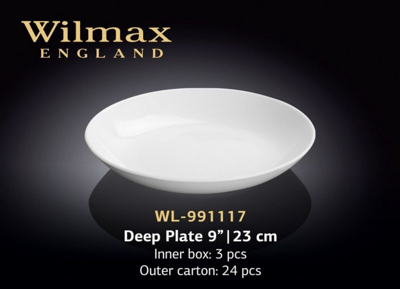 Порцеланова дълбока супена чиния 23 см, WILMAX Англия
