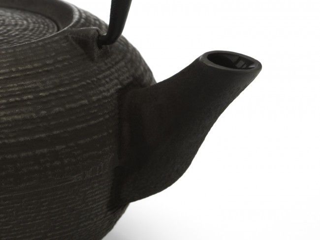 Чугунен чайник с филтър 1.2 литра TIBET, черен цвят, BREDEMEIJER Нидерландия