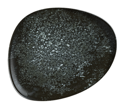 Cosmos Black порцеланова десертна чиния 19 см, Bonna Турция