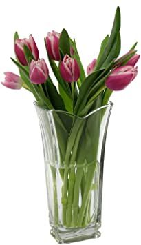 VINCIANA стъклена ваза за цветя 23 см, Bormioli Rocco Италия