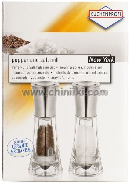 Мелнички за сол и пипер New York, 2 броя, Küchenprofi Германия