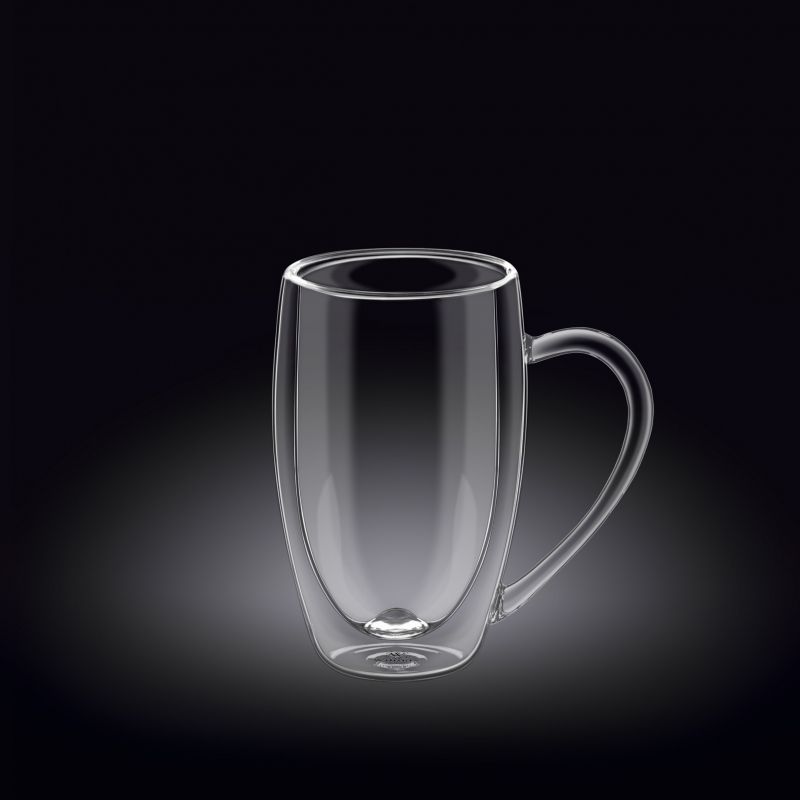 Двустенна чаша за Latte 300 мл с дръжка, WILMAX Англия