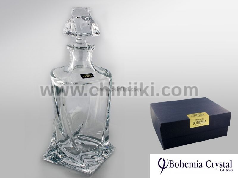 Куадро кристална гарафа за уиски 770 мл, Bohemia Crystal Чехия