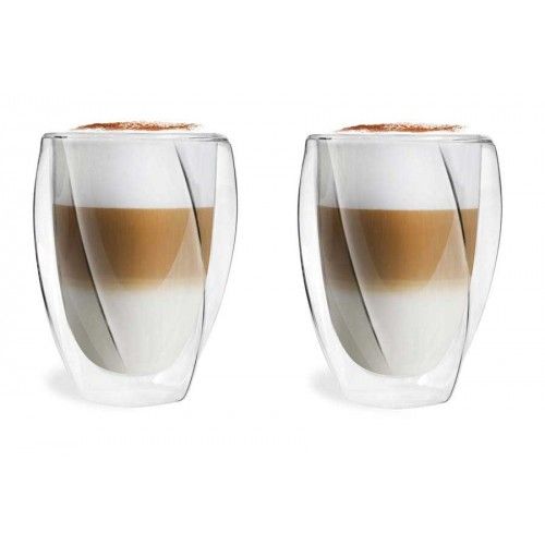 Двустенни чаши за Лате 300 мл CRISTALLO, 2 броя, Vialli Design Полша