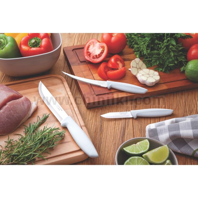 PLENUS нож за домати с червена дръжка 12.7 см, Tramontina Бразилия