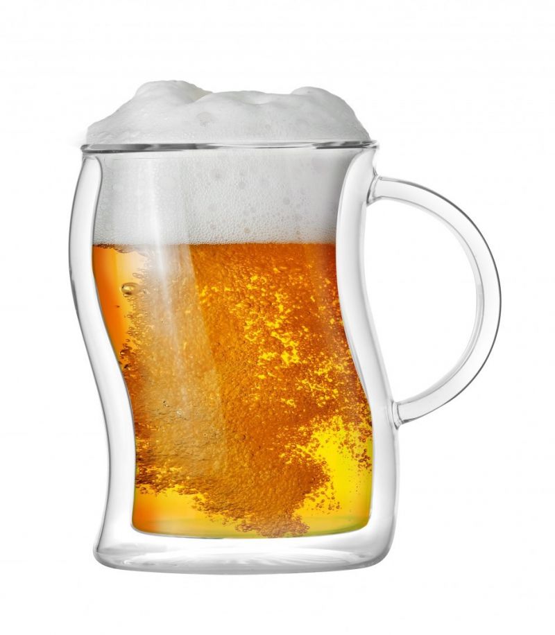 Двустенна чаша за бира / лате 500 мл BOLLA, Vialli Design Полша