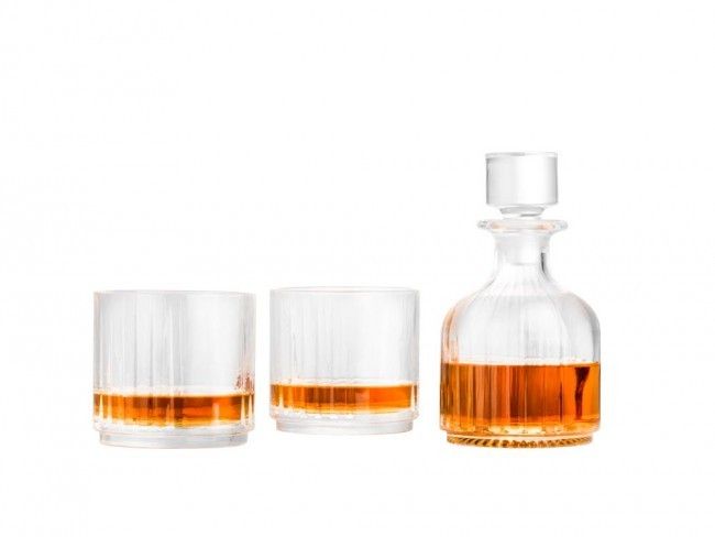 Кристален комплект за уиски с 2 чаши, ZILVERSTAD Нидерландия